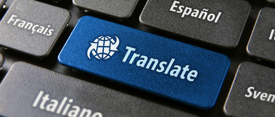 Online translation service concept